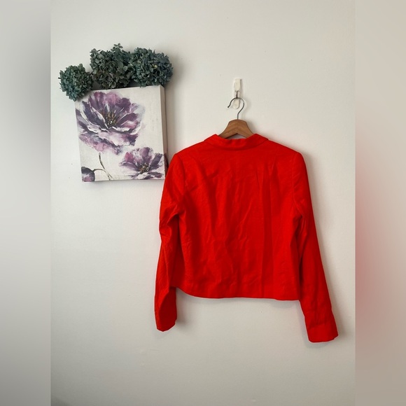 French Connection linen Blazer- size 6/ Mediun - Picture 5 of 8